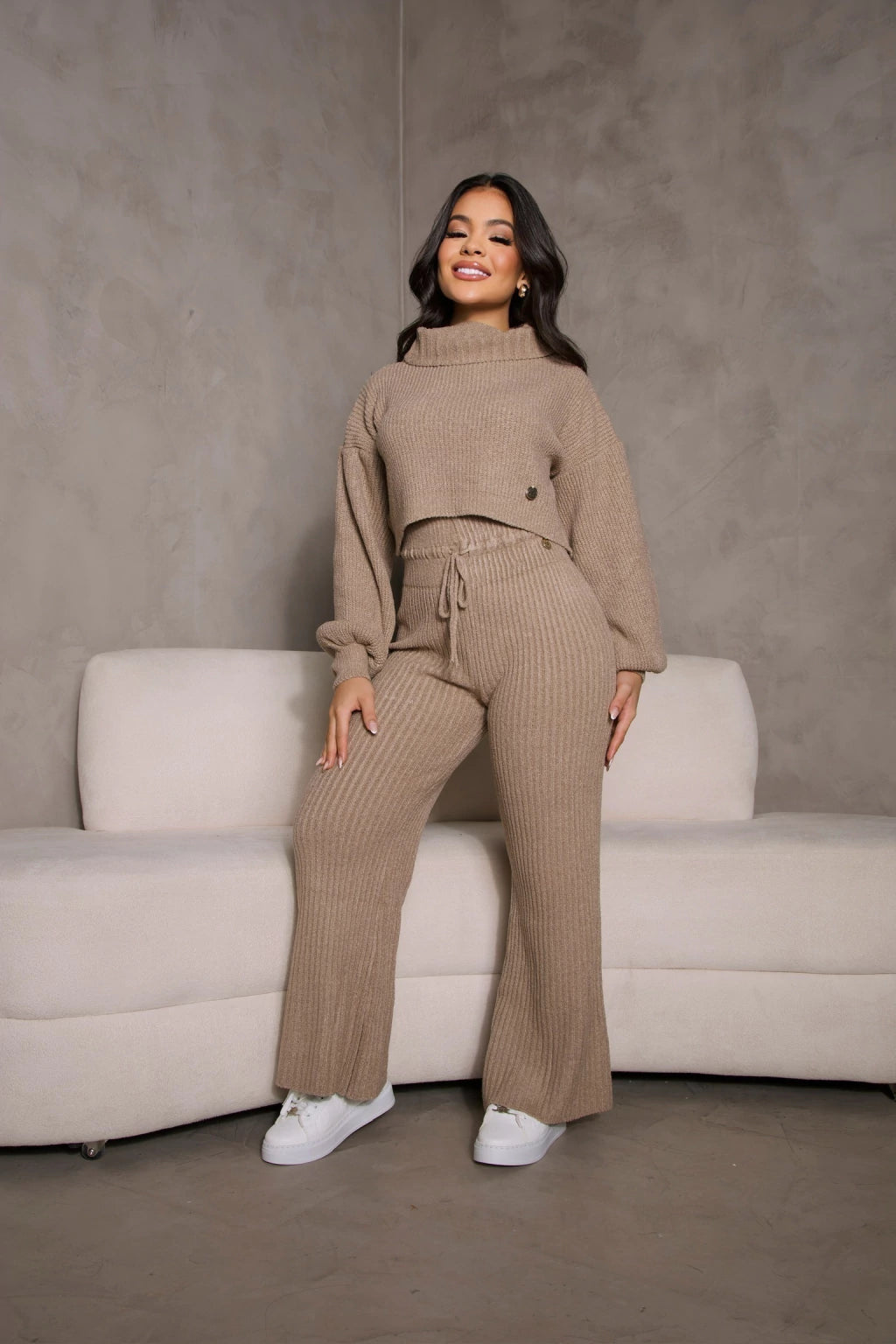 Conjunto Tricot Calça e Blusa