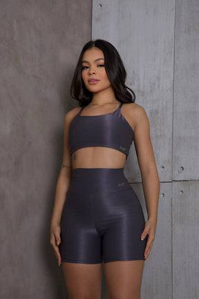 Conjunto Academia Bermuda e Cropped
