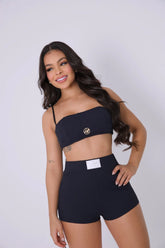 Conjunto Canelado Hot Pants LR
