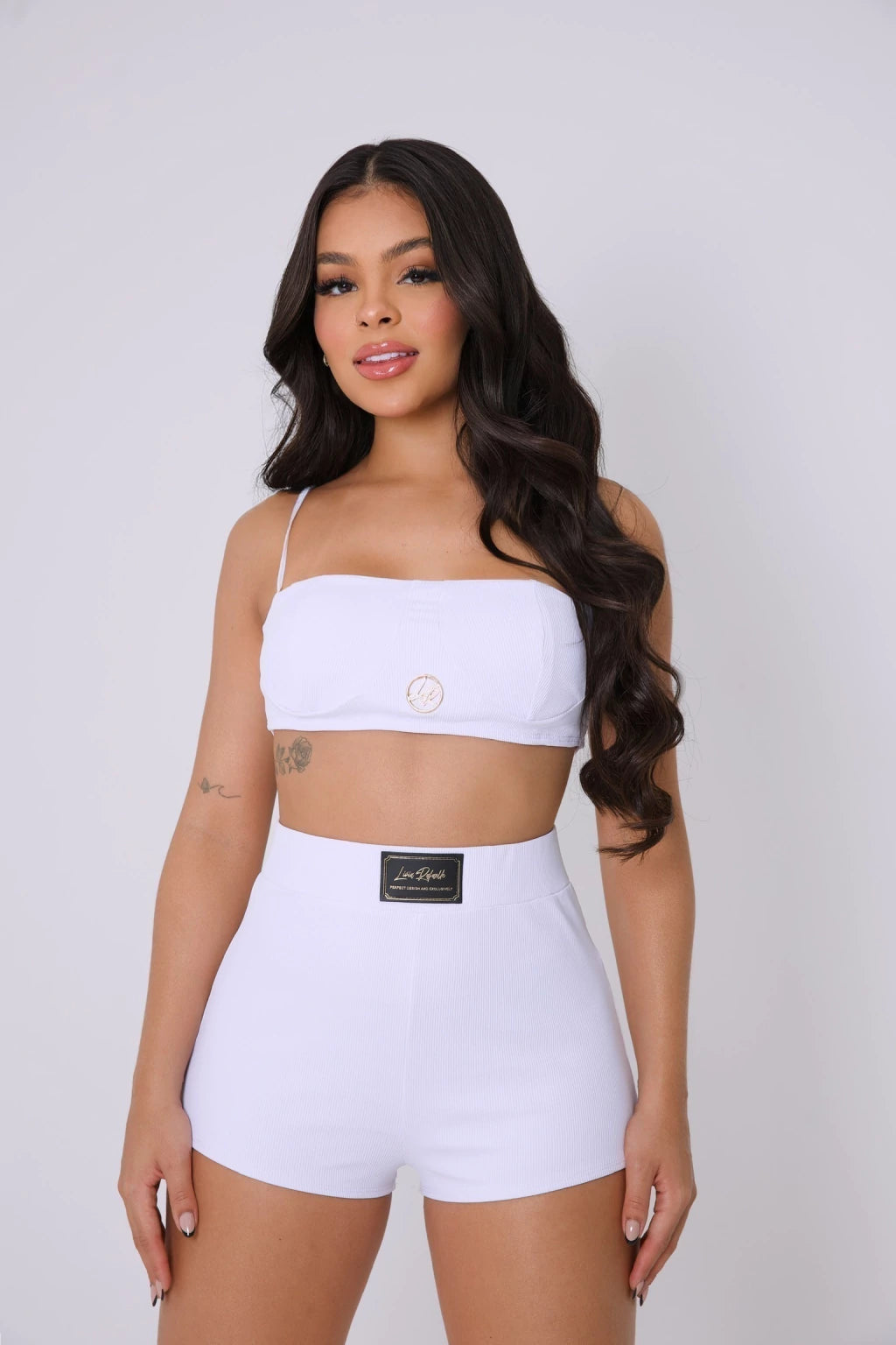 Conjunto Canelado Hot Pants LR
