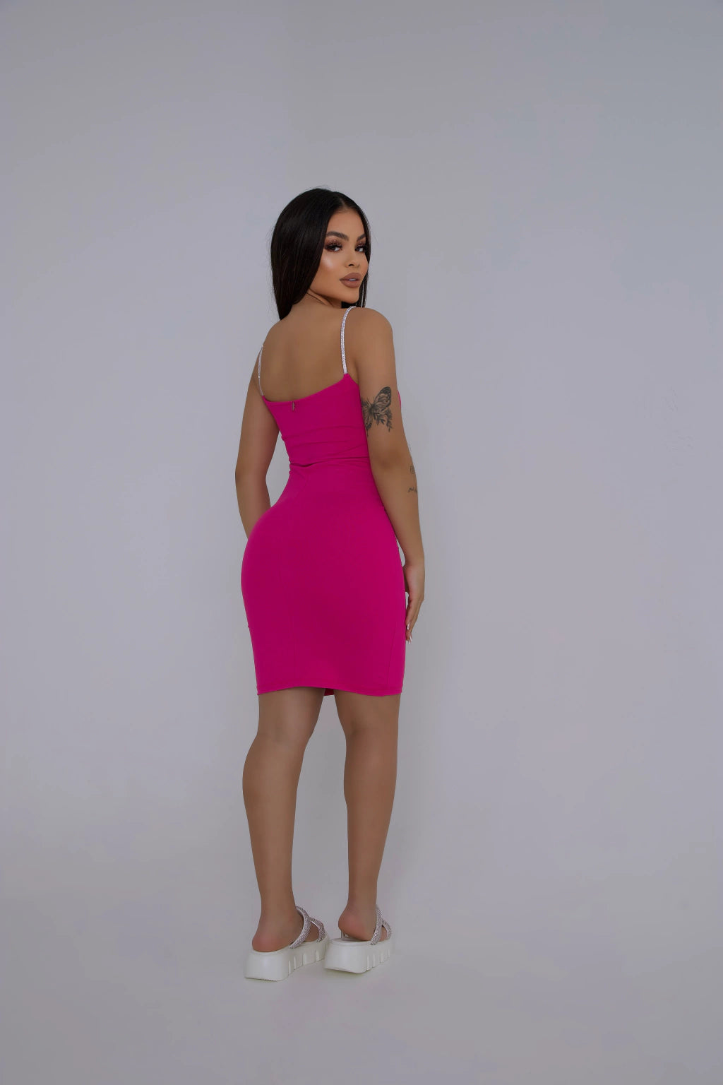 VESTIDO CURTO LIVIA STRASS