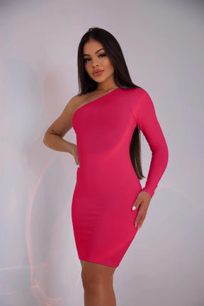 VESTIDO MANGA ÚNICA BASIC