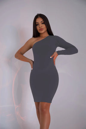 VESTIDO MANGA ÚNICA BASIC