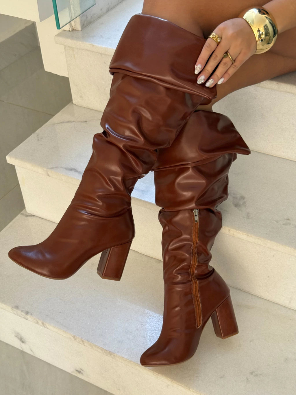 Bota Bloco Rose LR