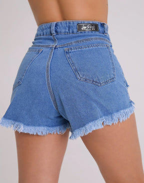 SHORTS JEANS RASGADO 2