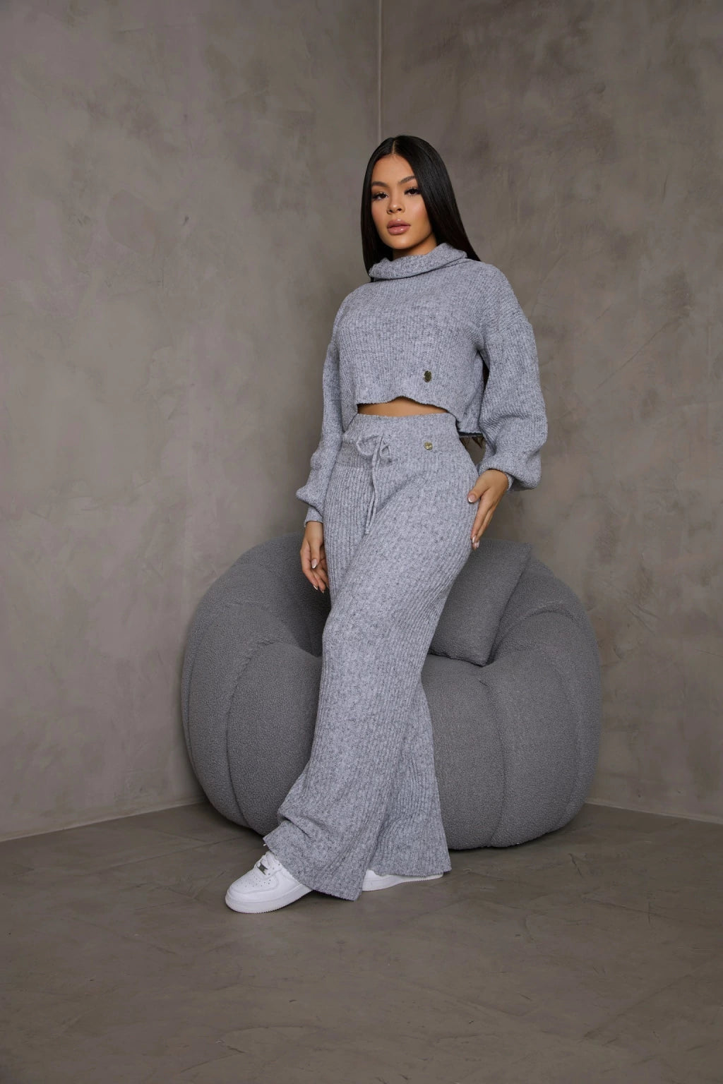 Conjunto Tricot Calça e Blusa